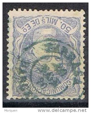 España, 50 Milesimas Alegoria, Edifil Num 107, Fechador TARRASA (Barcelona) º - Used Stamps