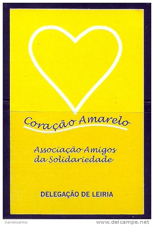 2005 Pocket Poche Bolsillo Calender Calandrier Calendario  Portugal Coração Amarelo - Small : 2001-...