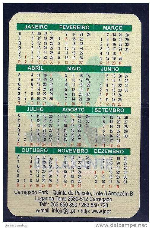 Pocket Poche Bolsillo Calender Calandrier Calendario Portugal Bellaxante - Small : 2001-...