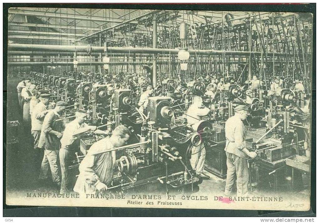 Saint Etienne - Manufacture D'armes Et Cycles - Atelier Des Fraiseuses - Rc15 - Saint Etienne