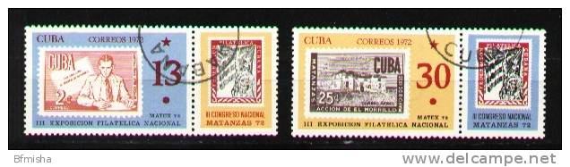 Cuba 1972 Mi 1819-1820 CTO VF - Usati