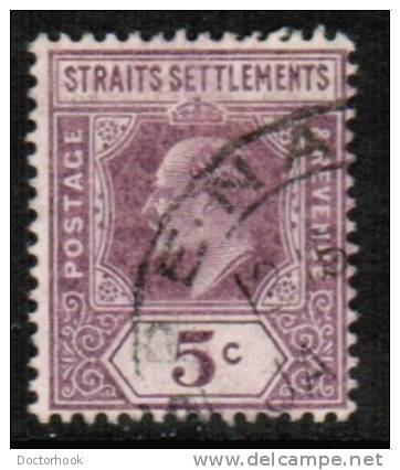 STRAITS SETTLEMENTS   Scott #  113  F-VF USED - Straits Settlements