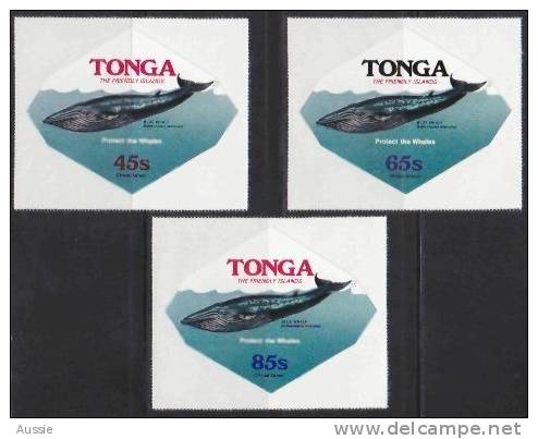 Tonga Yvertn° Service Airmail LP PA 123-25 *** MNH Cote 27,50 Euro Faune - Tonga (1970-...)