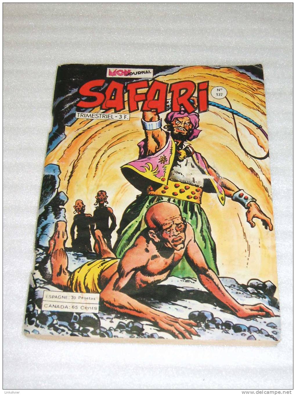 SAFARI N° 137 - Mon Journal - Septembre 1979 - Bon état - Mon Journal