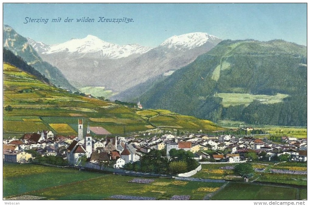 AK Sterzing Vipiteno Südtirol Kreuzspitze Color ~1910 #02 - Vipiteno