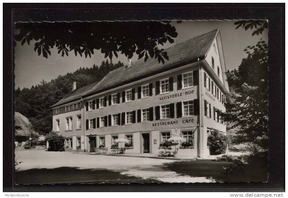 Foto-AK 77776 Bad Rippoldsau, Hotel Klösterle Hof - Ungebraucht Um 1960. - Bad Rippoldsau - Schapbach