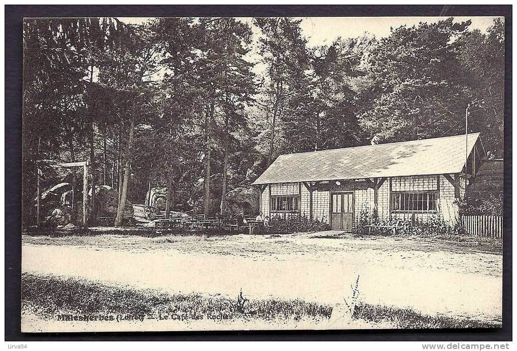 CPA  ANCIENNE- FRANCE- MALESHERBES (45)-  LE CAFFÉ DES ROCHES A L'ENTRÉE DE LA FORET- ANIMATION - Malesherbes