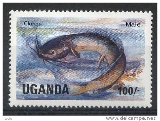 UGANDA 1985 MNH**- FISH - Ouganda (1962-...)