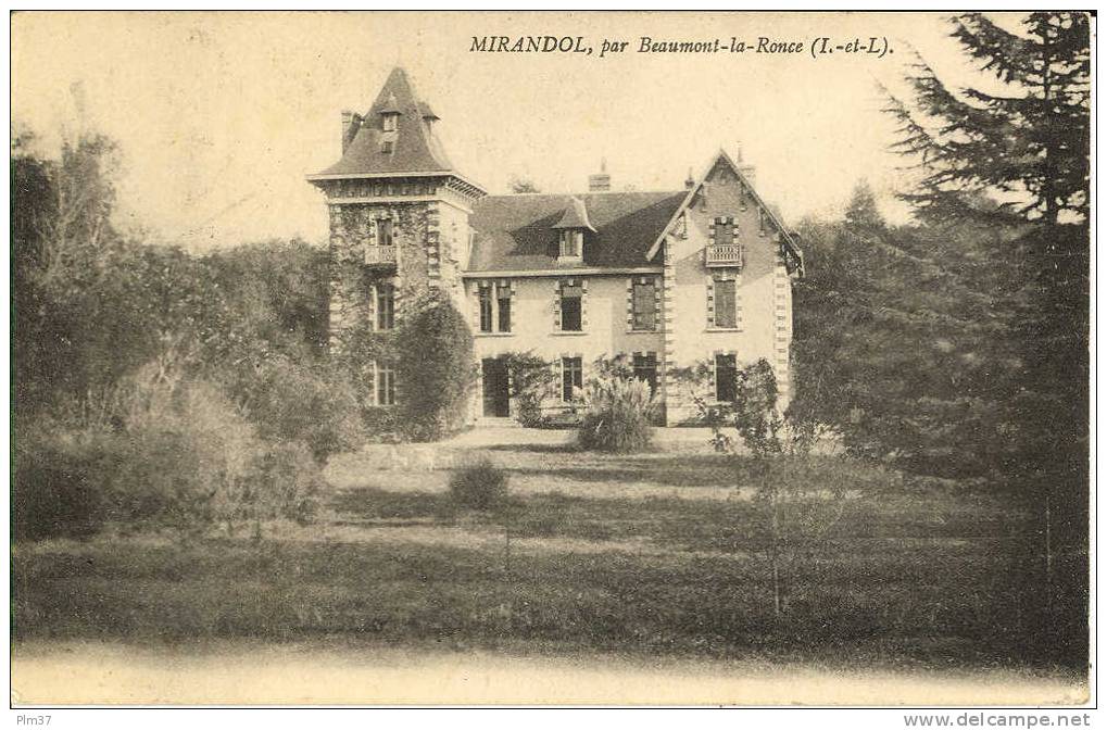 BEAUMONT LA RONCE -  Chateau De Mirandol - Beaumont-la-Ronce