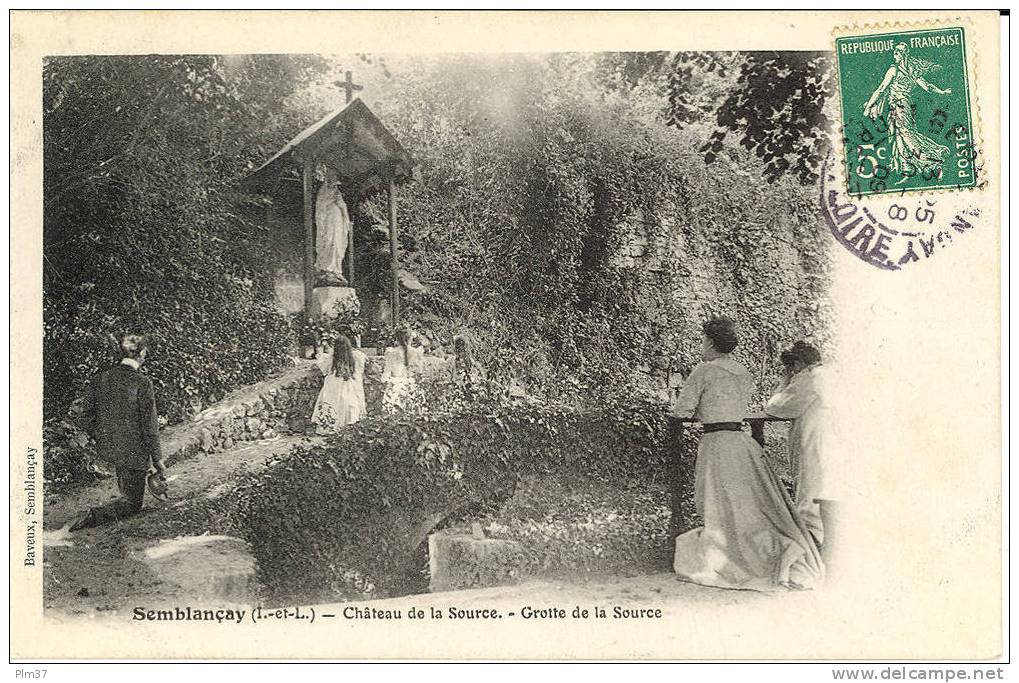 SEMBLANCAY - Grotte Du Chateau De La Source - Semblançay