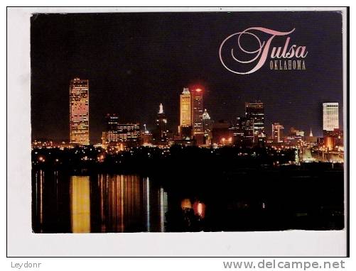 Tulsa Skyline At Night, Oklahoma - Tulsa