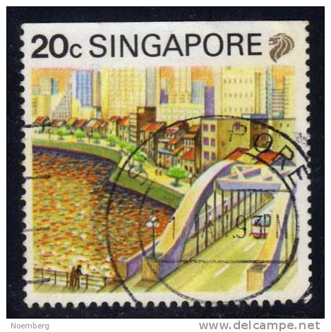 Singapore #569 City, Used (0.30) - Singapore (1959-...)