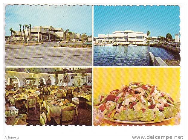 Ref 24 Cpsm U.S.A. Etats Unis Louis Pappa's Restaurant -  Sponge Boat Docks Tarpon Springs Florida - Autres & Non Classés