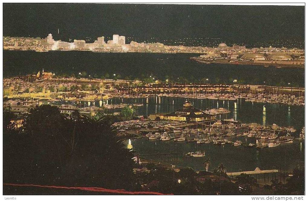 San Diego Bay At Night From Point Loma - San Diego