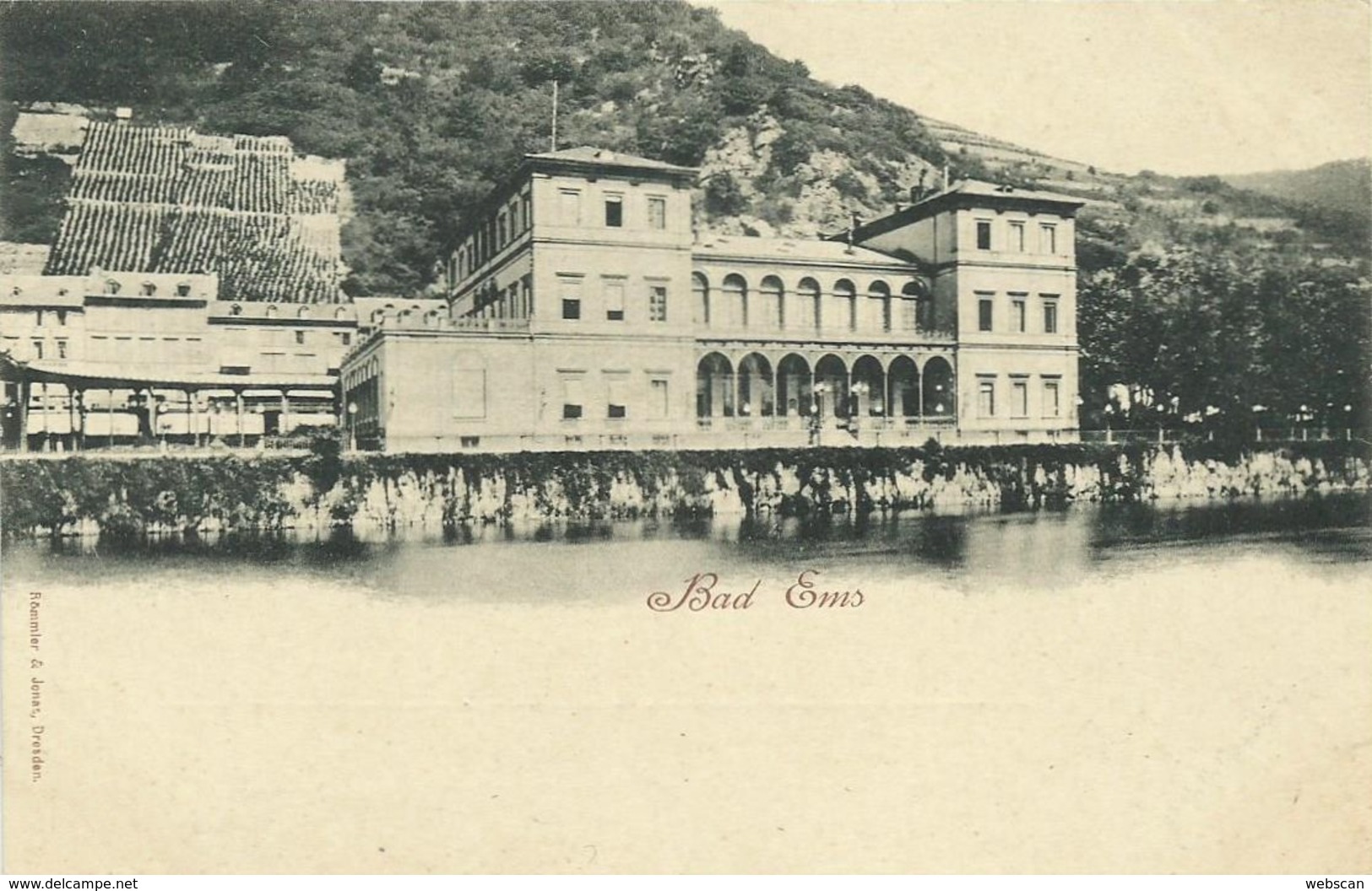 AK Bad Ems An Der Lahn Kursaalgebäude ~1900 #10 - Bad Ems