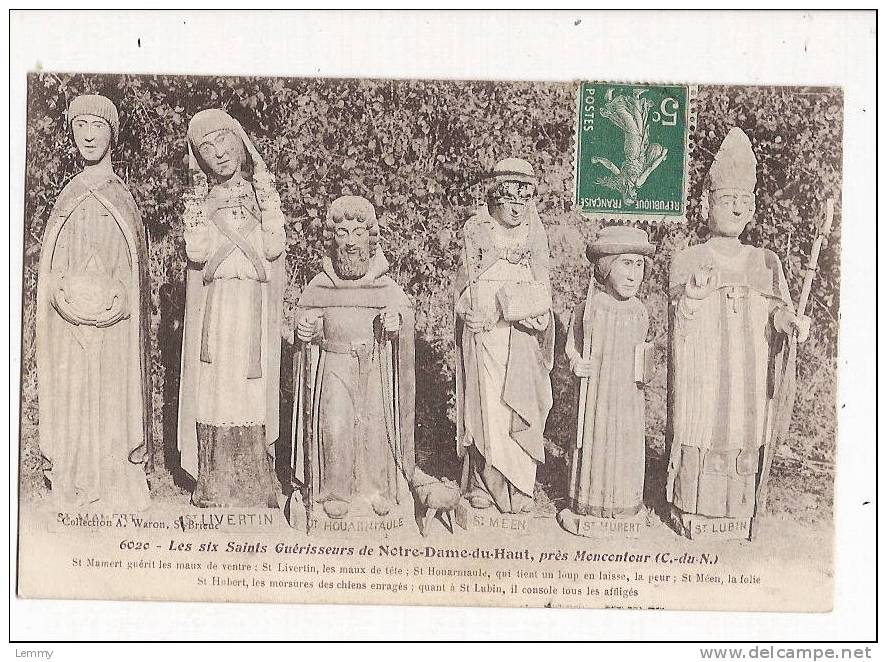 22 - PRES MONCONTOUR - LES 6 SAINTS GUERISSEURS  DE NOTRE-DAME-DU-HAUT - Moncontour