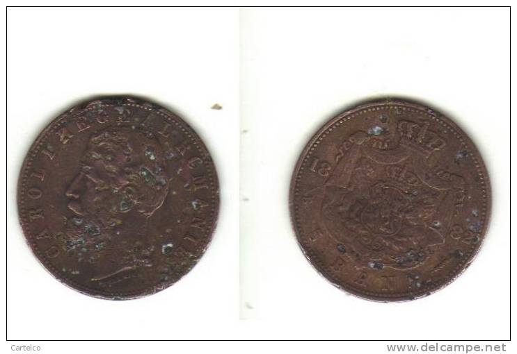 Romania 5 Bani 1882 - Roumanie