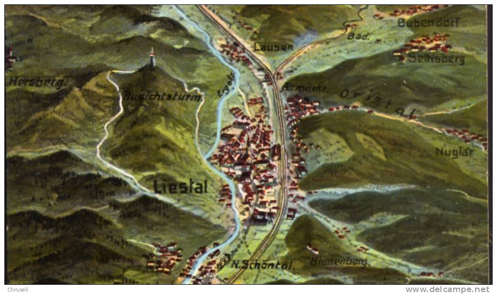 Liestal  Vogelschau - Liestal