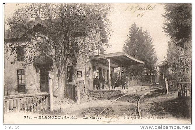 BLAMONT - La Gare (carte Animée, Bon état) - Blamont