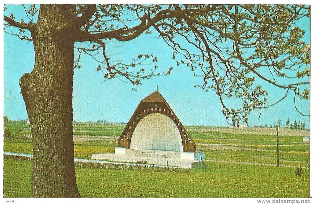 The Band Shell In Twining Park Monroe Wisconsin 1970 - Otros & Sin Clasificación