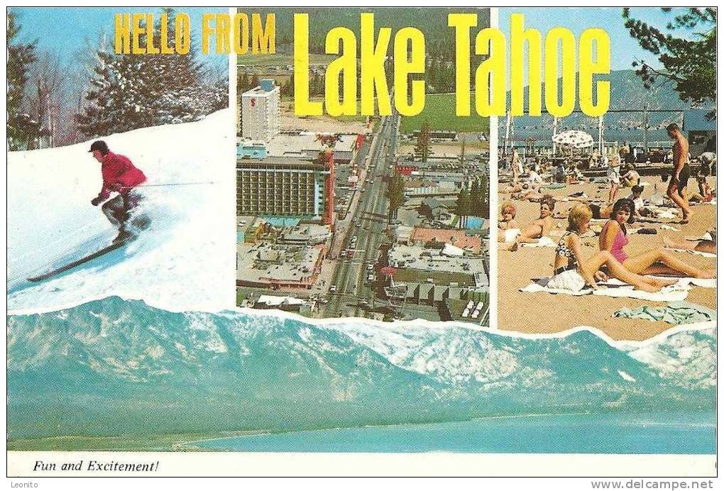 Hello From Lake Tahoe Skiing Casinos Entertainment 1974 - Sonstige & Ohne Zuordnung