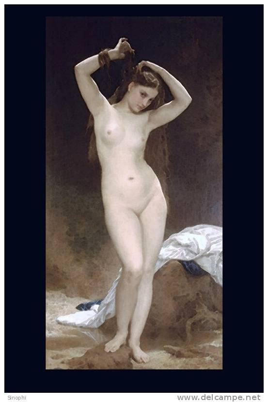 Y10-99  @  Nude Naked Oil Painting Photograph   ( Postal Stationery , Articles Postaux , Postsache F ) - Nudes