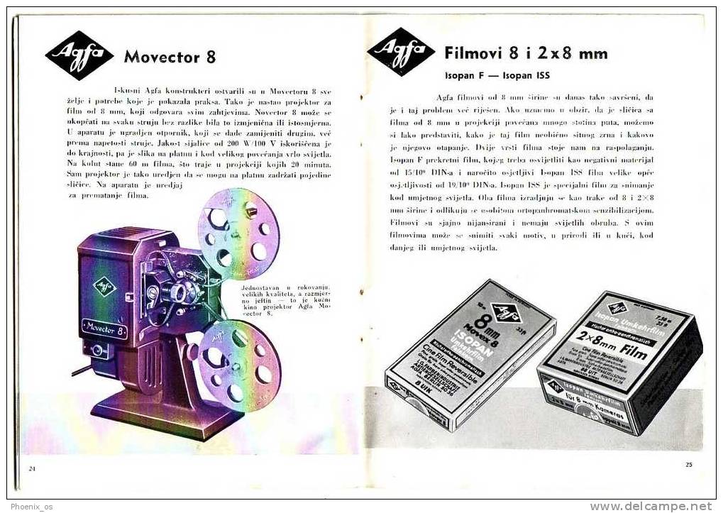 PHOTOGRAPHY - AGFA- Croatia, 27 Pages, Croatian Language, Year 1940, Illustrated, Dim: 170 X 125 Mm, Punctured - Slawische Sprachen