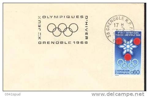 Jeux Olympiques1968 Grenoble  38   RP Annexe 2-3-4-5 - Hiver 1968: Grenoble