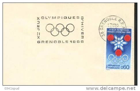 Jeux Olympiques1968 Grenoble  38   RP Annexe 2-3-4-5 - Hiver 1968: Grenoble