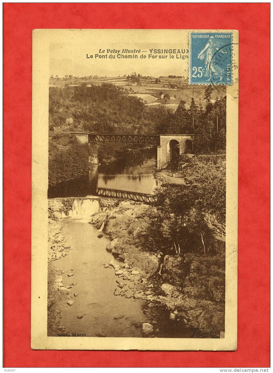 * YSSINGEAUX-Le Pont Du Chemin De Fer Sur Le Lign..?-1937 - Yssingeaux