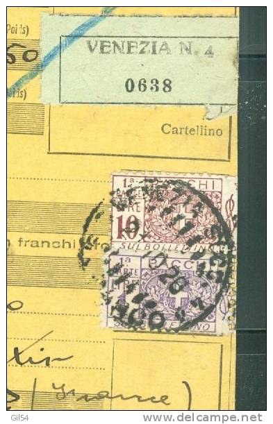 Bollettino Per La Spedizione  - Venezia N.4 En Oct 1928   - LP20630 - Colis-postaux