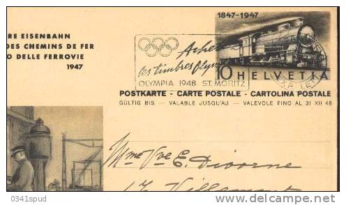 Jeux Olympiques Hiver 1948  St. Moritz - Hiver 1948: St-Moritz