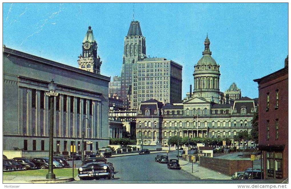 BALTIMORE. City Hall. Posted For TRIEST In 1956. - Baltimore