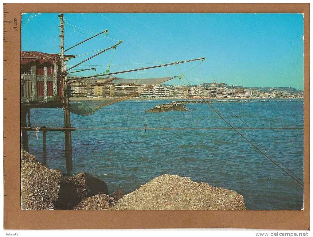 CPM MME71: ITALIE - PASCARA (Abruzes) - "Trabucco" Sul Molo - Carte Circulé1993 (voir Descriptif, Et 2 Scan) - Pescara