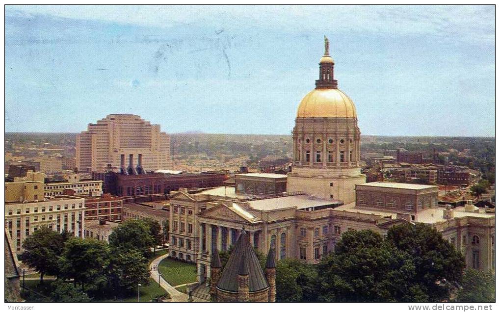 ATLANTA. Georgia State Capitol. Posterd For UDINE (ITALY) In 1962. - Atlanta