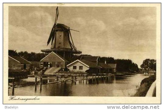 EDAM (N.H.) - Molen/mill/moulin - Prachtig Beeld Van De Verdwenen Houtzaagmolen DE FENIX In Vol Bedrijf (±1920) - Edam