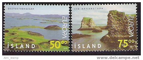 1999 Island   Mi. 913-4 **MNH  Europa - 1999