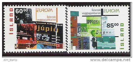 Island  2003  Yv. 966-7  Mi. 1038-9 ** MNH - 2003