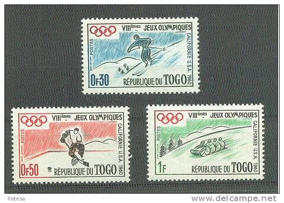 TOGO  OLYMPISCHE  SQUAUW  VALLEY  1960 ** - Hiver 1960: Squaw Valley