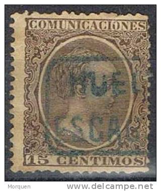 Cartería Oficial Tipo II, ESCACENA (huelva) En Azul º - Used Stamps