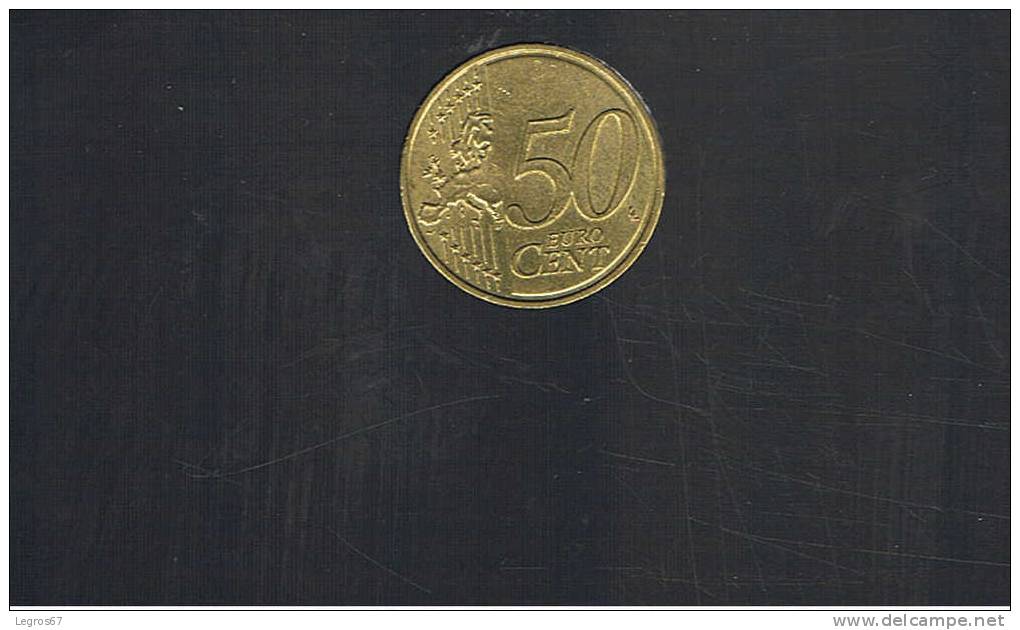 PIECE DE 50 CT € LUXEMBOURG 2008 - Luxemburgo