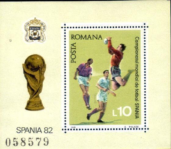 ROUMANIE   BF 152 * *  ( Cote 5.50e )   Cup 1982   Football  Soccer Fussball - 1982 – Espagne