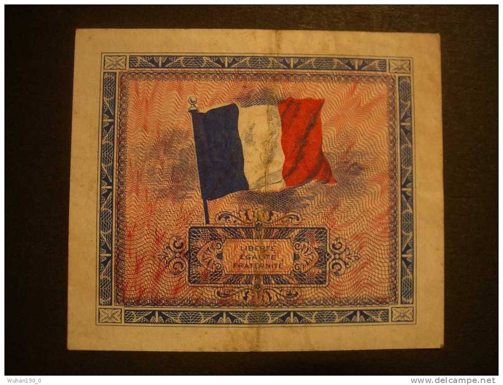 FRANCE  1944   10 Frs     "   1 Ere Emission Américaine Drapeau  Sans N° De   Serie   "   TB . - 1944 Flag/France