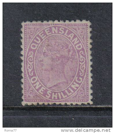 CI715 - QUEENSLAND , 1 Scellino Yvert N. 56  * - Used Stamps