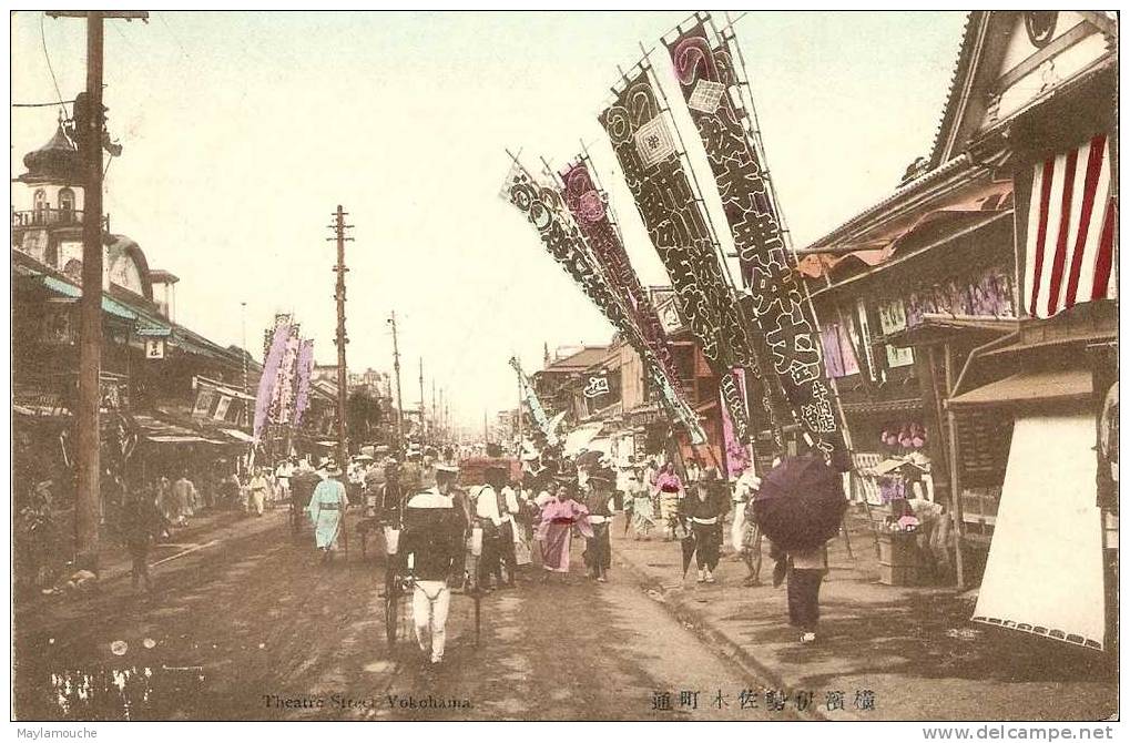 Yokohama Theatre Street 1911 - Yokohama