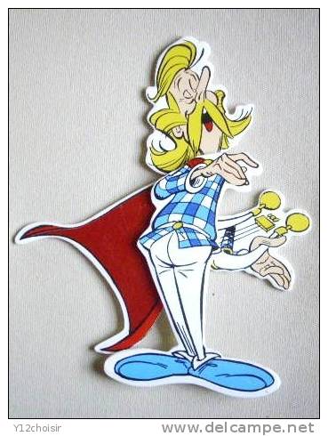 PERSONNAGE ARTICULE EN 3 ELEMENTS ASSURANCETOURIX 18,5 CM CHANT CHANTEUR LYRE MUSIQUE MUSICIEN FAMILLE D ASTERIX OBELIX - Astérix & Obélix