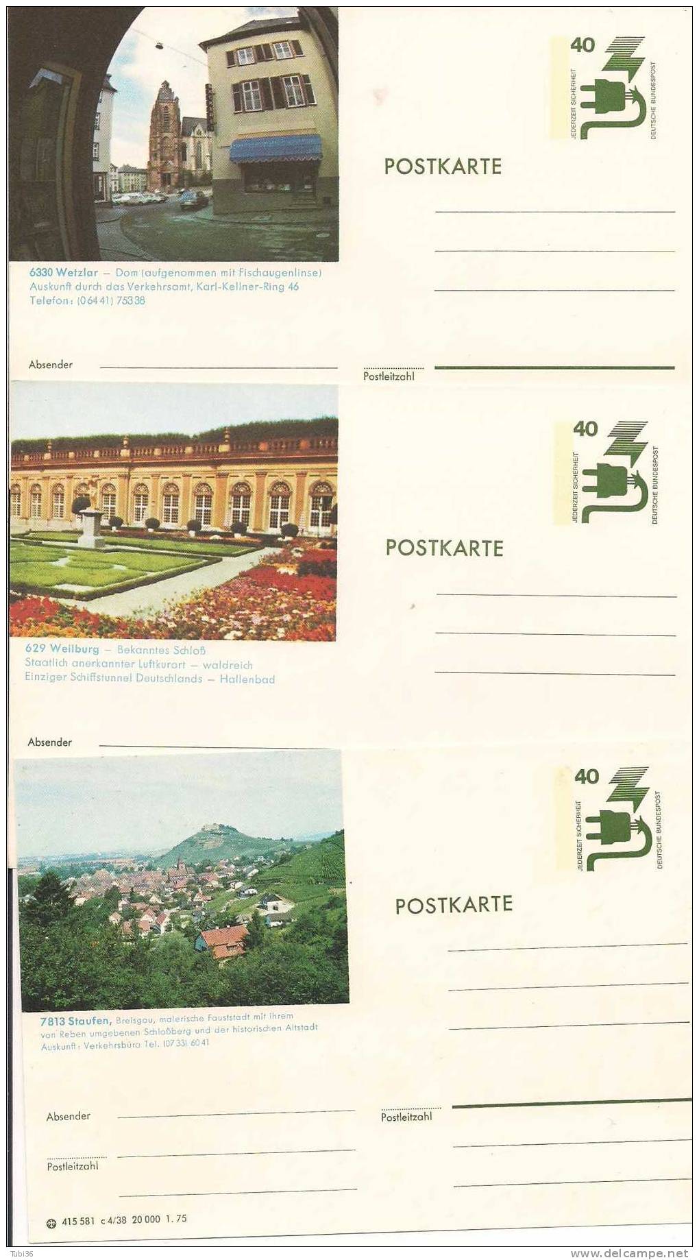 POSTKARTE  - Block 9 Postkarten Neue - Bildpostkarten - Ungebraucht