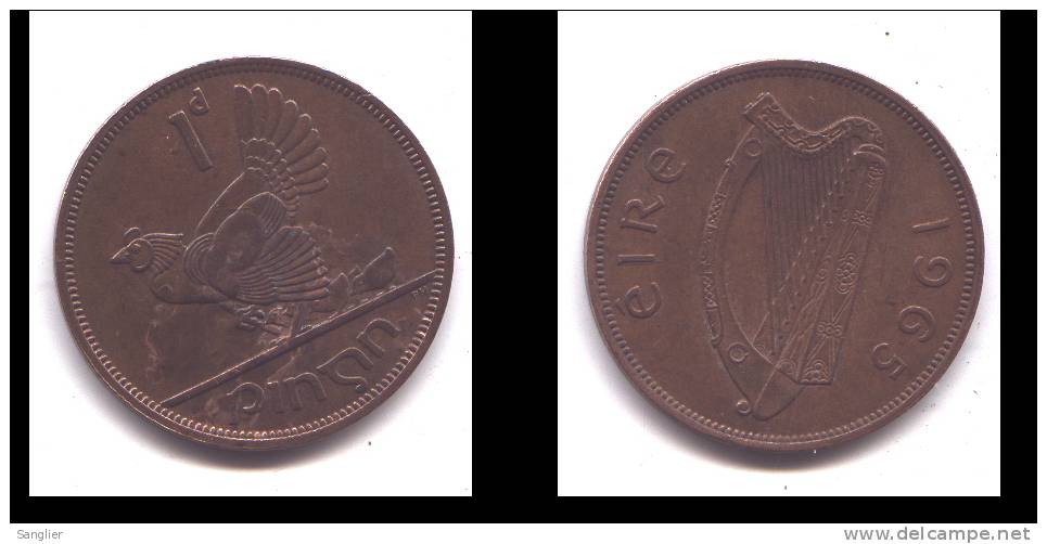 1 PENNY 1965 - Irlanda