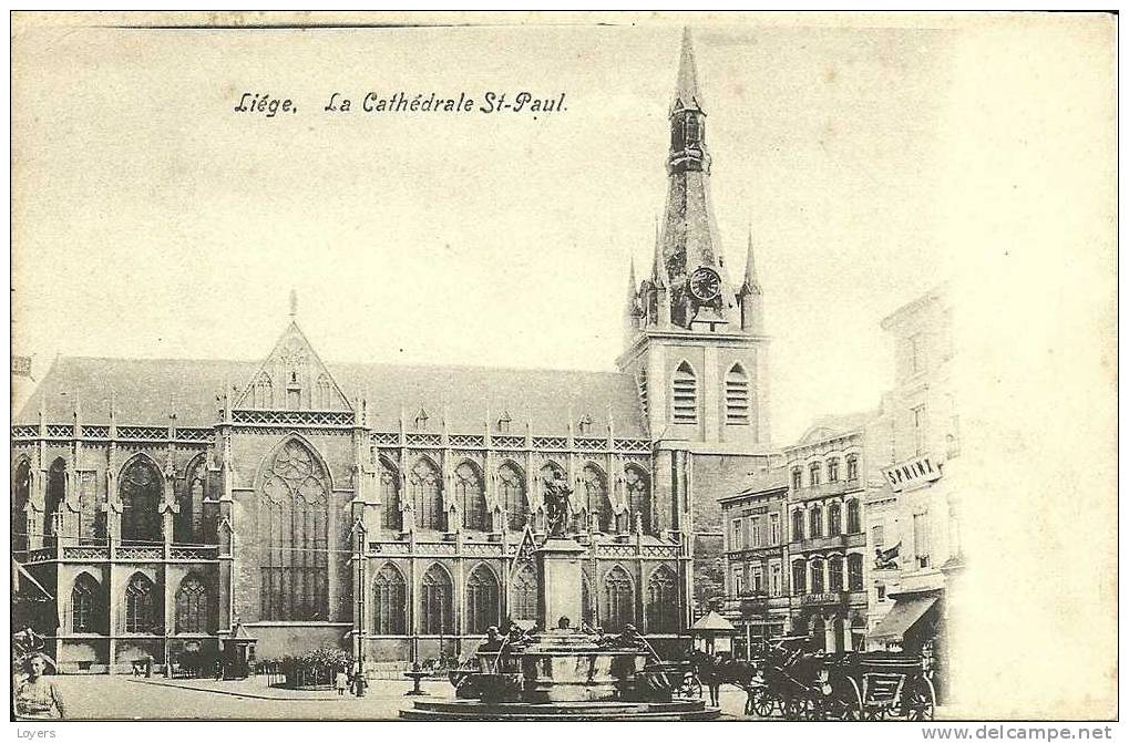 Liège.   La Cathédrale St-Paul. - Luik