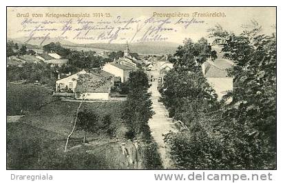 Provenchères - Vue Générale -carte Allemande - Provencheres Sur Fave